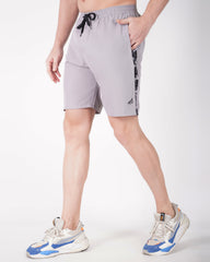 Deta-Dry Men's Active Camouflage Print Shorts Light Grey