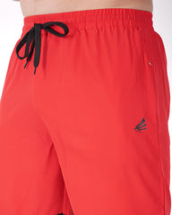 Deta-Dry Men's Active Bottom Stripe Shorts Red