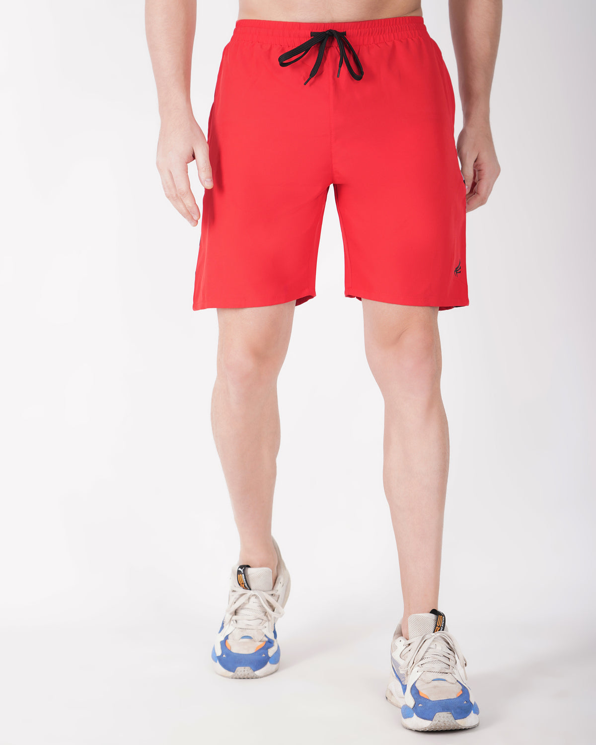 Deta-Dry Men's Active Camouflage Print Shorts Red